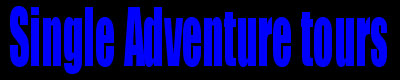 Single Adventure tours